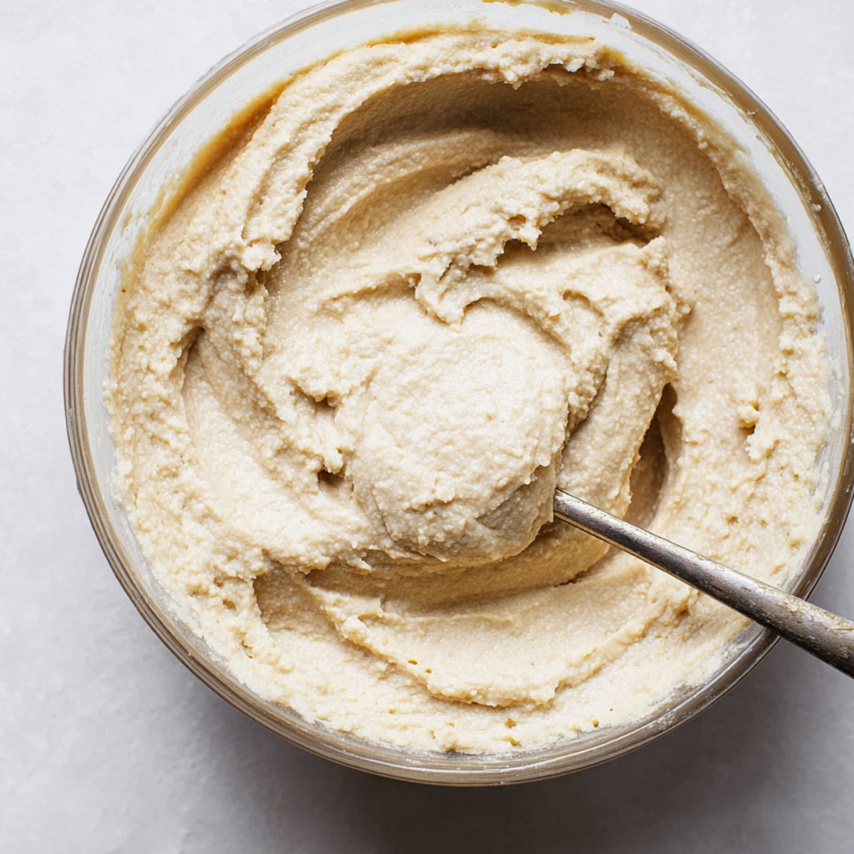 A bowl of smooth masa dough for tamales.