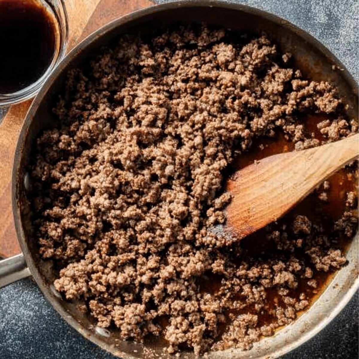 Pour the prepared sauce over the beef and aromatics. Stir everything together and let it simmer gently for about 3 to 4 minutes, stirring now and then. You'll see the sauce start to thicken and turn glossy as the cornstarch does its job.
